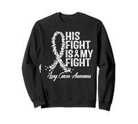 Conciencia sobre el cáncer de pulmón Su lucha es mi apoyo Sudadera