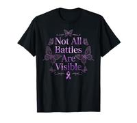 Conciencia sobre el Lupus No Todas Las batallas Son visibles Guerrero Superviviente Camiseta