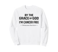 Conciencia sobre el Melanoma Soy una fe Cristiana Libre de cáncer de Melanoma Sudadera