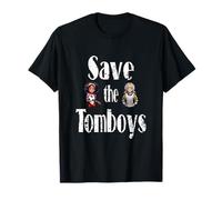 Conciencia sobre el Poder Femenino de Save The Tomboys Camiseta
