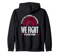 Conciencia sobre la Anemia falciforme Que luchamos Juntos Sudadera con Capucha