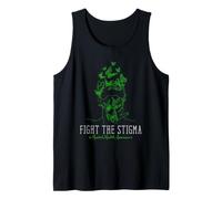 Conciencia sobre la Salud Mental Lucha contra el estigma Mariposa Arte Camiseta sin Mangas