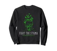 Conciencia sobre la Salud Mental Lucha contra el estigma Mariposa Arte Sudadera