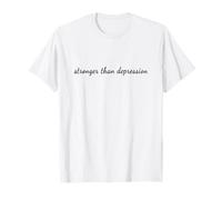 Conciencia sobre la salud mental: más fuerte que la depresión Camiseta