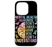 Conciencia sobre la Salud Mental No juzgues lo Que no entiendes Carcasa para iPhone 14 Pro