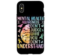 Conciencia sobre la Salud Mental No juzgues lo Que no entiendes Carcasa para iPhone X/XS