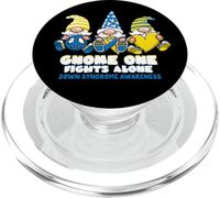 Concienciación sobre el Síndrome de Down Gnomo Uno Lucha PopSockets PopGrip para MagSafe