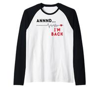Concienciación sobre Las cardiopatías Vístete de Rojo Camiseta Manga Raglan