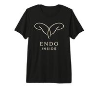 Concientización de la Endometriosis Endo Warrior Apoyo de Salud para Mujeres Camiseta Premium