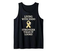Concientización de la Endometriosis Endo Warrior Apoyo de Salud para Mujeres Camiseta sin Mangas