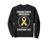 Concientización de la Endometriosis Endo Warrior Apoyo de Salud para Mujeres Sudadera
