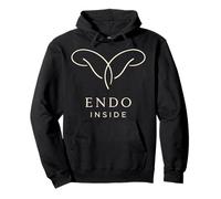 Concientización de la Endometriosis Endo Warrior Apoyo de Salud para Mujeres Sudadera con Capucha