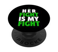 Concientización de la Enfermedad mitocondrial, su Lucha es mi Lucha Mito PopSockets PopGrip Adhesivo