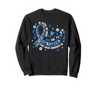 Concientización del Mes de Prevención del Abuso Infantil Abril Usamos Azul Sudadera