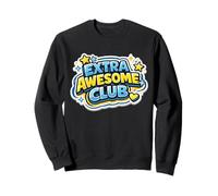 Concientización del síndrome de Down Extra Awesome Club Azul Amarillo Sudadera