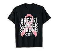 Concientización Fuerte sobre el cáncer de Mama 2026 sobre el cáncer de Mama Camiseta