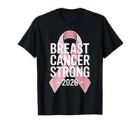 Concientización Fuerte sobre el cáncer de Mama 2026 sobre el cáncer de Mama Camiseta