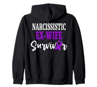 Concientización narcisista sobre la violencia doméstica sobreviviente de ex esposa Sudadera con Capucha