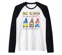 Concientización sobre el Autismo Hombres, Mujeres, Niños, Niñas Niños Apoyo Autista Camiseta Manga Raglan