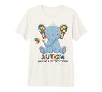 Concientización sobre el Autismo Hombres, Mujeres, Niños, Niñas Niños Apoyo Autista Camiseta Premium