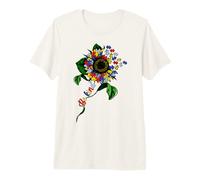 Concientización sobre el Autismo Hombres, Mujeres, niños, niñas, niños, Flores autistas Camiseta Premium