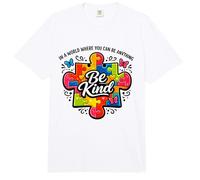 Concientización sobre el Autismo Mamá Papá Padres - Conciencia de Niños Autistas Comfort Colors Adult Heavyweight T-Shirt