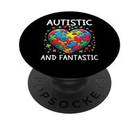 Concientización sobre el Autismo Neurodiversidad Día Mundial del Autismo Autista PopSockets PopGrip Adhesivo
