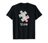 Concientización sobre el Autismo Patchwork Puzzle Tism Supporter Camiseta