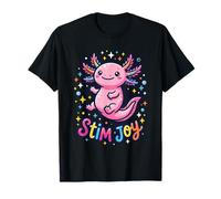 Concientización sobre el Autismo Stim Joy, Lindos Axolotl, Mujeres y niñas Felices Camiseta