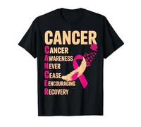 Concientización sobre el cáncer Apoyo Fomento Recuperación Octubre Rosa Camiseta