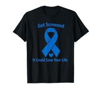 Concientización sobre el cáncer colorrectal Desgaste Cinta Azul Camiseta