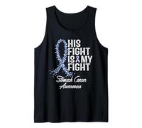 Concientización sobre el cáncer de estómago Su apoyo guerrero luchador Camiseta sin Mangas