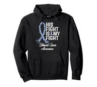 Concientización sobre el cáncer de estómago Su apoyo guerrero luchador Sudadera con Capucha