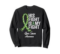 Concientización sobre el cáncer de hígado Apoyo a su luchador guerrero Sudadera