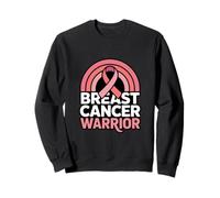Concientización sobre el cáncer de Mama Cáncer de Mama Warrior Rainbow Sudadera