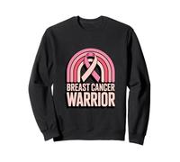 Concientización sobre el cáncer de Mama Cáncer de Mama Warrior Rainbow Sudadera