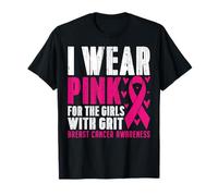 Concientización sobre el cáncer de Mama Cinta Rosa Mujeres Fuertes luchadoras Camiseta