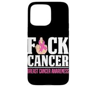 Concientización sobre el cáncer de Mama F-CK Carcasa para iPhone 15 Pro MAX