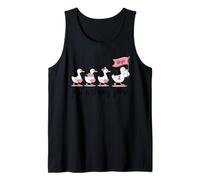 Concientización sobre el cáncer de Mama Goose Hope Friends Family Support Camiseta sin Mangas