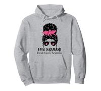Concientización sobre el cáncer de mama Mujeres Cinta Rosa Sobreviviente del cáncer Sudadera con Capucha