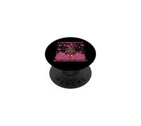 Concientización sobre el cáncer de Mama Mujeres Negras Cinta Rosa Afro Girl PopSockets PopGrip Adhesivo