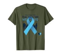 Concientización sobre el cáncer de próstata: luchando por los Hombres Que Amamos Camiseta, Hombre, Verde Oliva, L