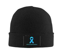 Concientización sobre El Cáncer De Próstata Mujer Hombre Gorro De Invierno Elástico Gorros Beanie Moderno Gorra De Calavera para Deporte Ciclismo Esquí