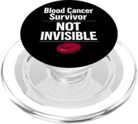 Concientización sobre el cáncer de Sangre Leucemia Sobreviviente de Linfoma PopSockets PopGrip para MagSafe