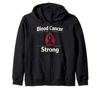 Concientización sobre el cáncer de Sangre Leucemia Sobreviviente de Linfoma Sudadera con Capucha