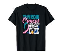Concientización sobre el cáncer de tiroides Chica guerrera sobre el cáncer de tiroides Camiseta