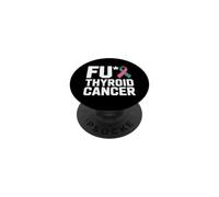 Concientización sobre el cáncer de tiroides Púrpura Septiembre Cáncer de tiroides PopSockets PopGrip Adhesivo
