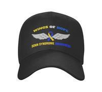Concientización sobre El Síndrome De Down De Wing Hope Unisex Gorra Trucker Resistente Snapback Cap Suave Gorras Hip Hop para Verano Golf Senderismo