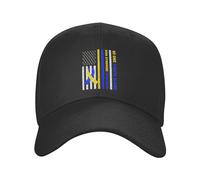 Concientización sobre El Síndrome De La Bandera Estadounidense Unisex Gorras Hip Hop Protección Solar Snapback Cap Cómoda Gorra Trucker para Verano Deporte Running