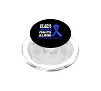 Concientización sobre el síndrome de Usher Blue Ribbon Hope Family Fighter PopSockets PopGrip para MagSafe